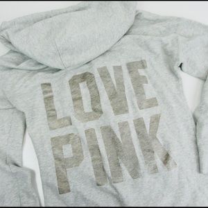 Women's Victoria's Secret Love Pink Hooded Jacket